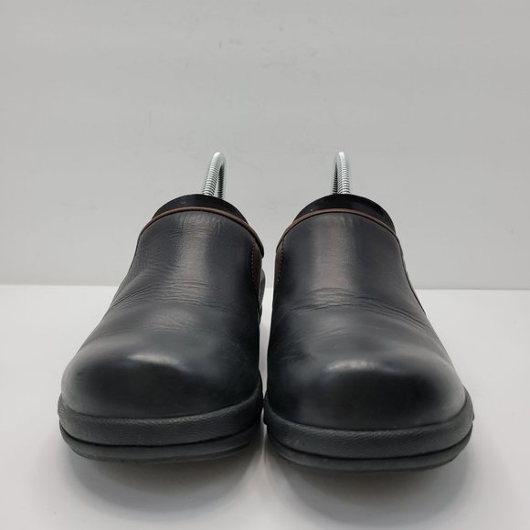 Dansko Clog Women's Leather Slip On Black Brown 4041-020200 US 10 EU 41 - Picture 3 of 8